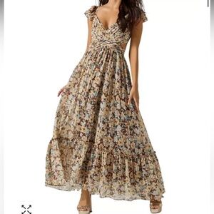 ASTR the Label Primrose Floral maxi dress